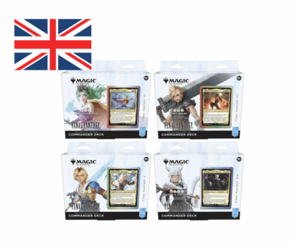 Magic The Gathering - Final Fantasy - Lots de 4 Deck Commander Collector's - Version Anglaise