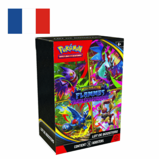 Pokémon - Bundle de 6 boosters - Méga-Évolution - Flammes Fantasmagoriques - Version Française
