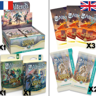 Altered - Seeds of Unity - Display de 24 boosters[FR], 2 decks de démarrage[FR], 2 boosters collector[EN], 3 kickstarter booster [EN]
