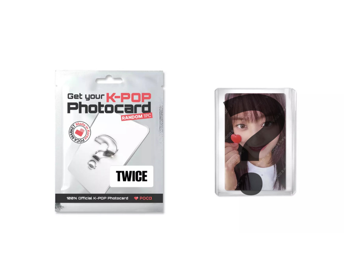 Photocard K-POP TWICE Aléatoire