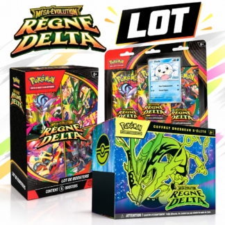 Méga Evolution - Lot ME6 - Règne Delta - Coffret Dresseur d'Elite + Bundle + Tripack - Version française
